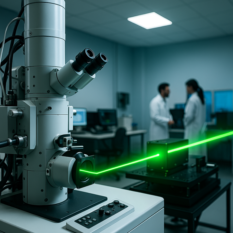 „Symbolfoto: KI-generiert – zeigt nicht die tatsächliche Laboranlage des IFOS.“