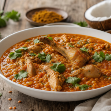 Kaninchen im roten Linsen-Dal: So gelingt euch das Rezept für 4 Personen