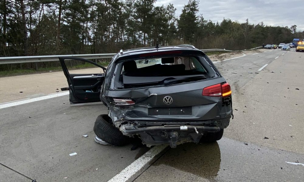 Beschädigter VW-Passat